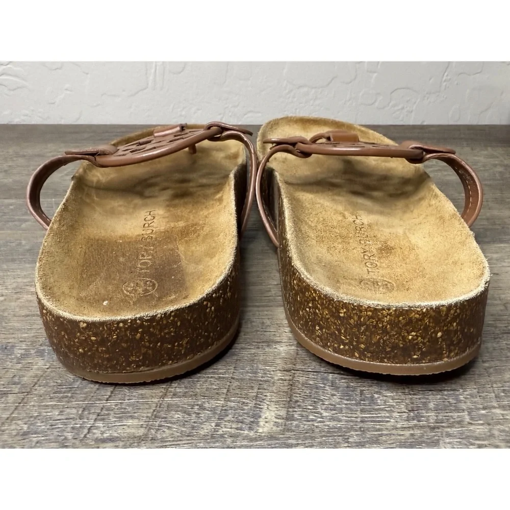 Tory Burch Miller Cloud Leather Sandals Size 7.5